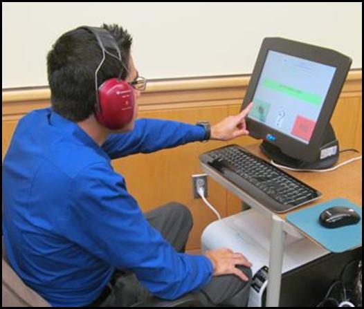 Image of hearing testing