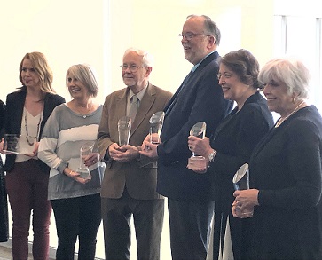 Dr. Feeney with other awardees